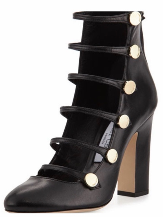 Jimmy Choo Shoes - AUTHENTIC Jimmy Choo Black Venice 100 Heels in 37.5 (US women’s 7/7.5)